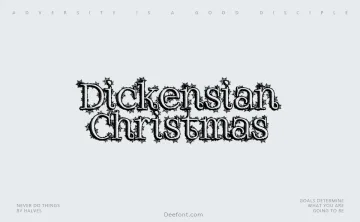 Dickensian Christmas Font