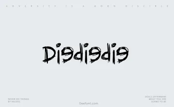 Diediedie Font