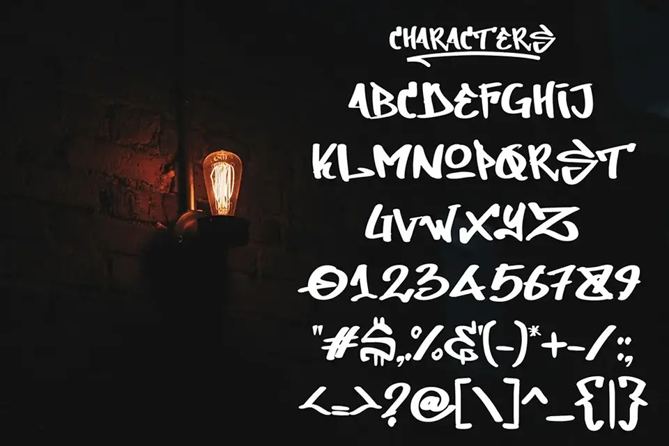 Dirty lizard Font