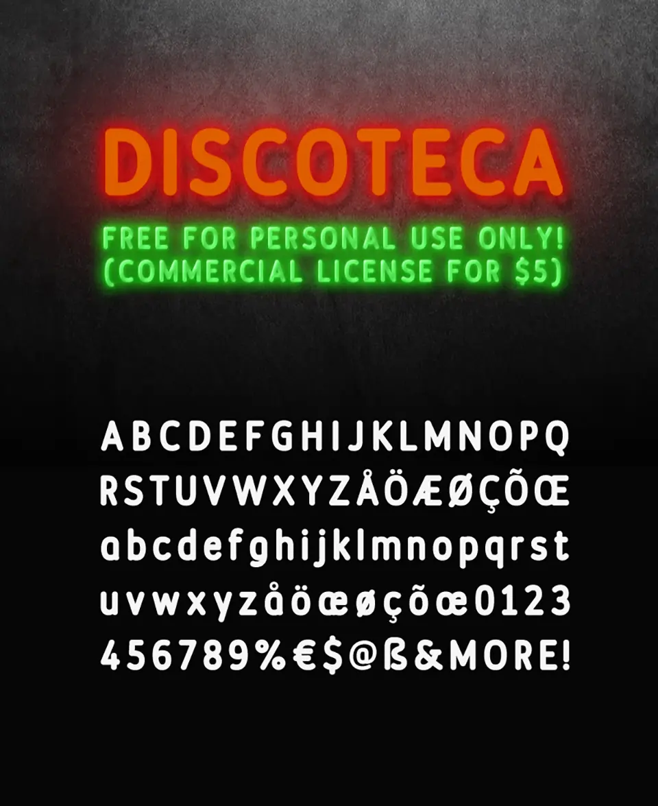 Discoteca Rounded Font