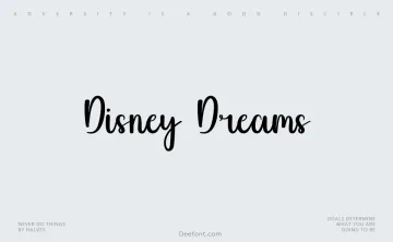 Disney Dreams Font
