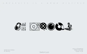 DJ Icons Font