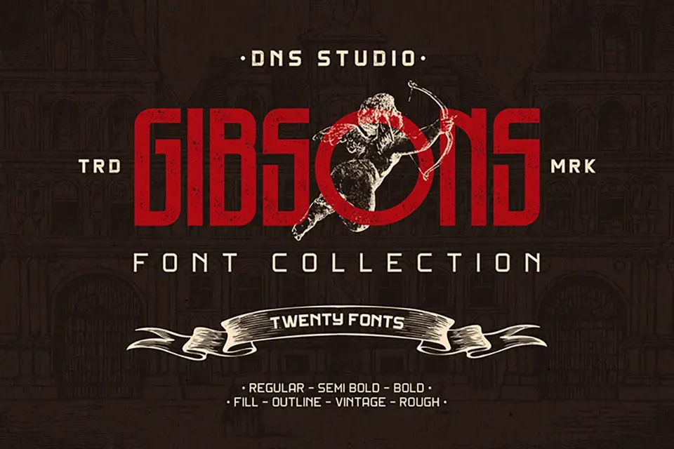 DNS Gibsons One Font