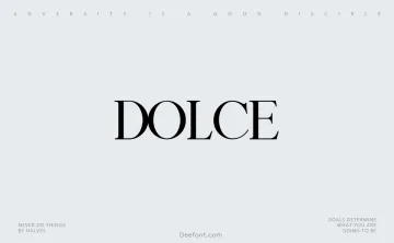 Dolce Font
