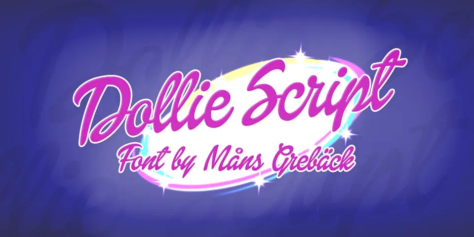 Dollie Script Font