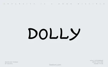 Dolly Font