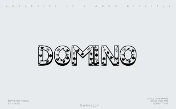 Domino Font