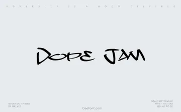Dope Jam Font
