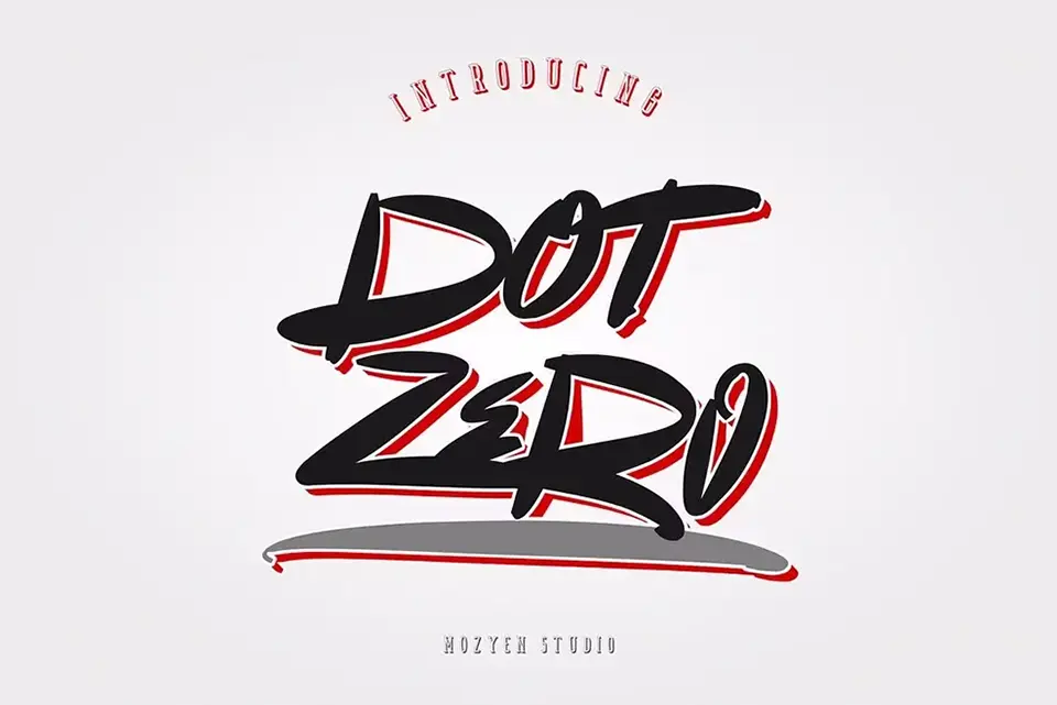 Dot Zero Font