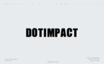 Dotimpact Font
