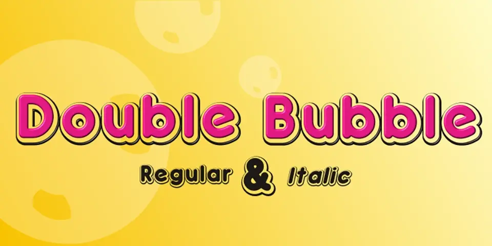 Double Bubble Font