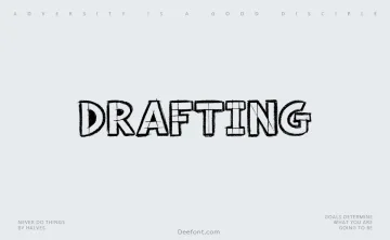 Drafting Font