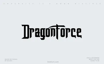 DragonForce Font