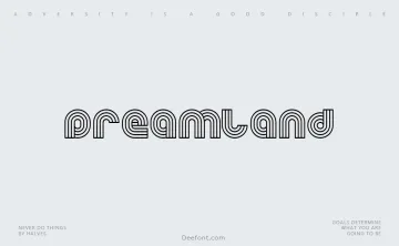 Dreamland Typeface