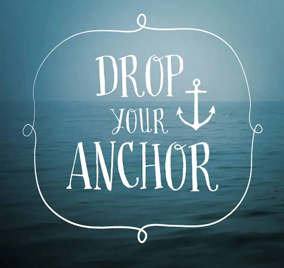 Drop your anchor Font