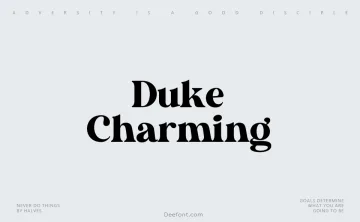 Duke Charming Font
