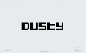 Dusty Font