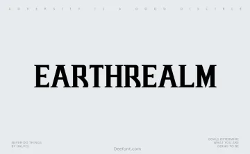 Earthrealm Font