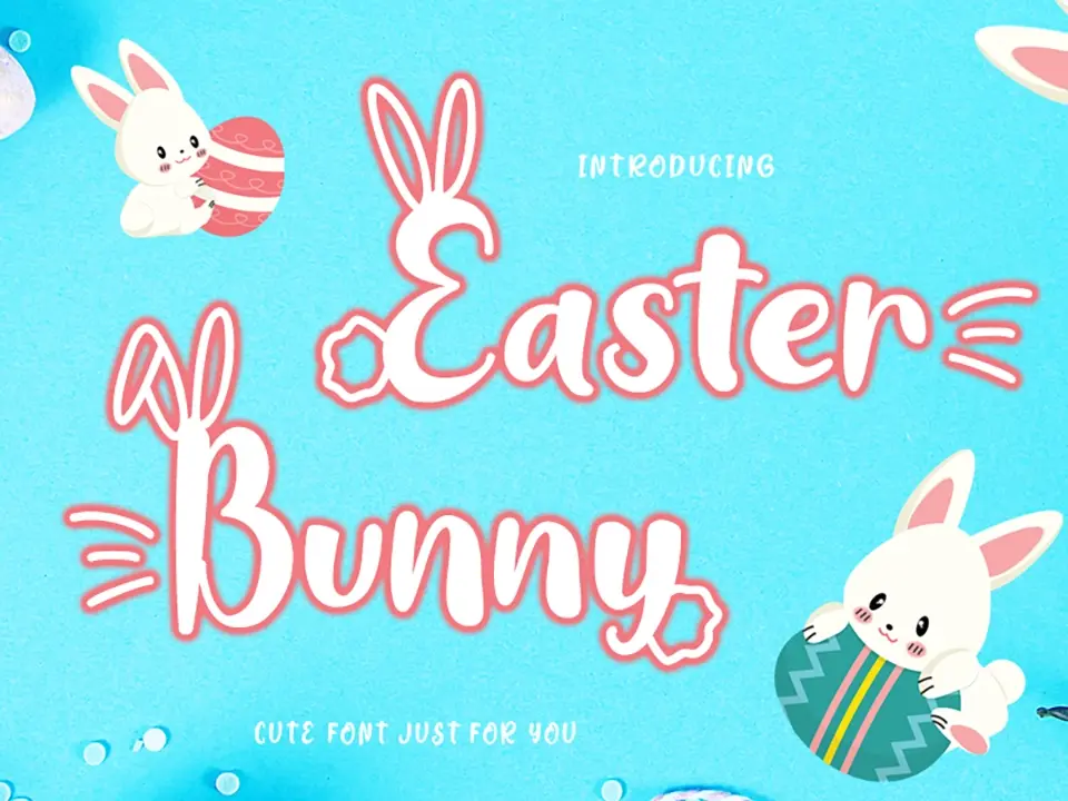 Easter Bunny Font