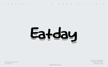 Eatday Font