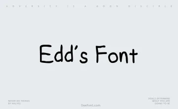 Edd’s Font