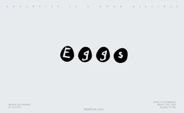 Eggs Font