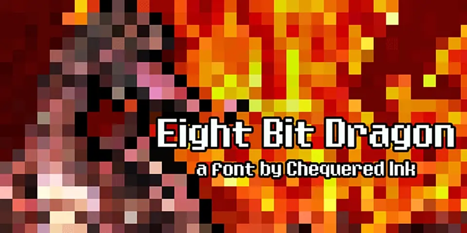 Eight Bit Dragon Font