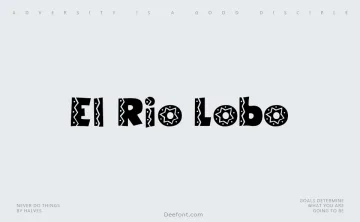 El Rio Lobo Font