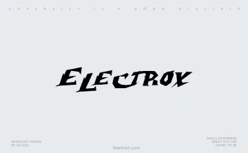Electrox Font