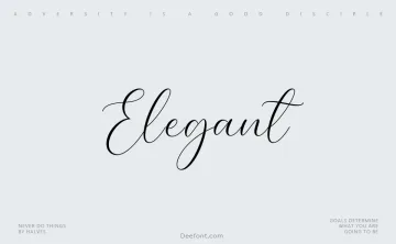 Elegant Font