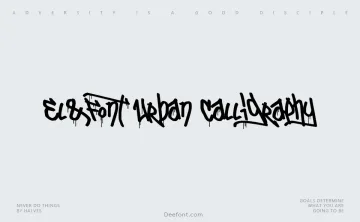 El&Font Urban Calligraphy Font