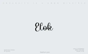 Elok Font