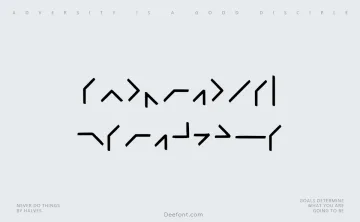 Enigmailed Semaphore Font