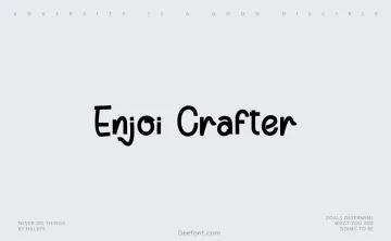 Enjoi Crafter Font