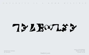 Enochian Font