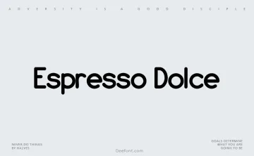 Espresso Dolce Font
