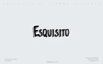 Esquisito Font