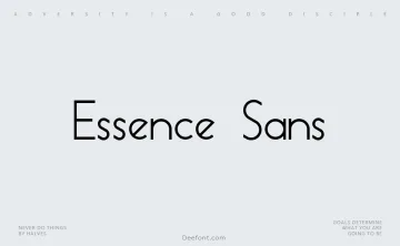 Essence Sans Font Family