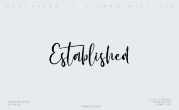 Established Font