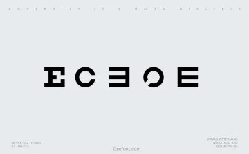 Eyechart Font