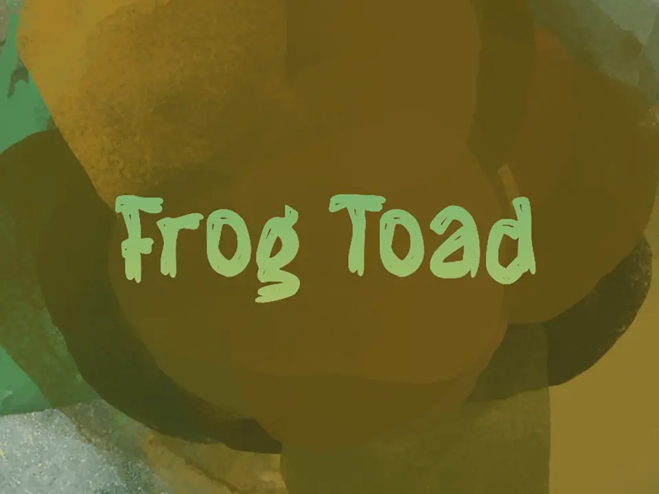 f Frog Toad Font