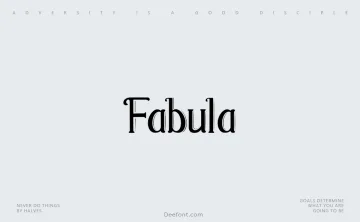 Fabula Font