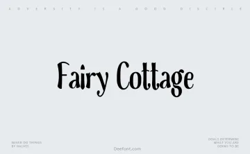 Fairy Cottage Font
