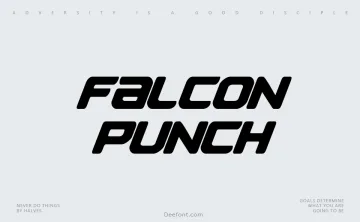 Falcon Punch Font