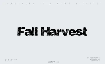 Fall Harvest Font