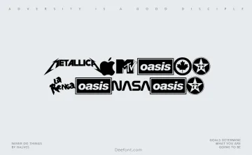 Famous Logos Font