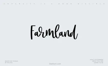 Farmland Font