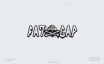 Fat&Cap Font