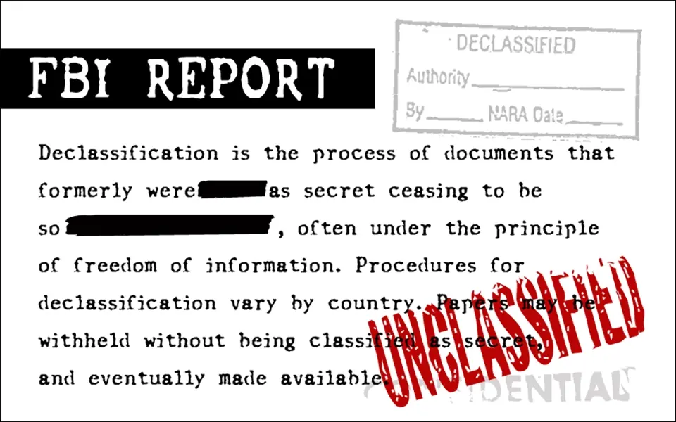 FBI Old Report Font