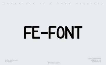 FE-Font Font